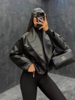 کت چرم کد 223895 - Image 2