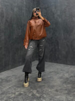 کت چرم کد 223953 - Image 3