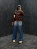 کت چرم کد 223953 - Image 2