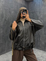 کت چرم کد 223996 - Image 2