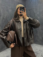 کت چرم کد 224068 - Image 2